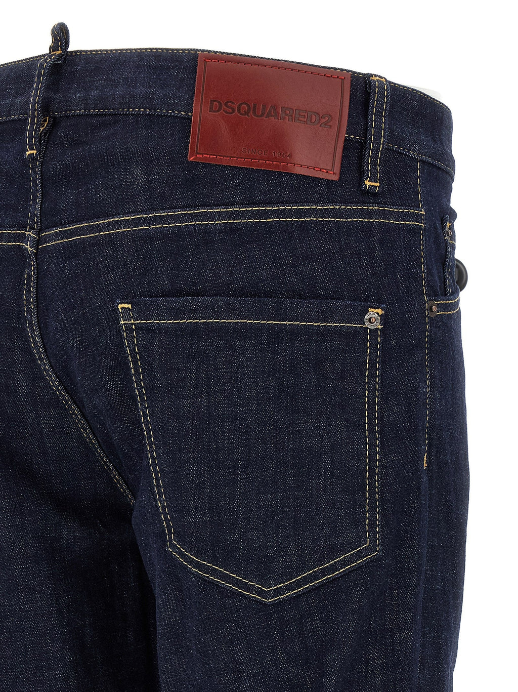 Dsquared² Blue Cotton Slim Fit Jeans