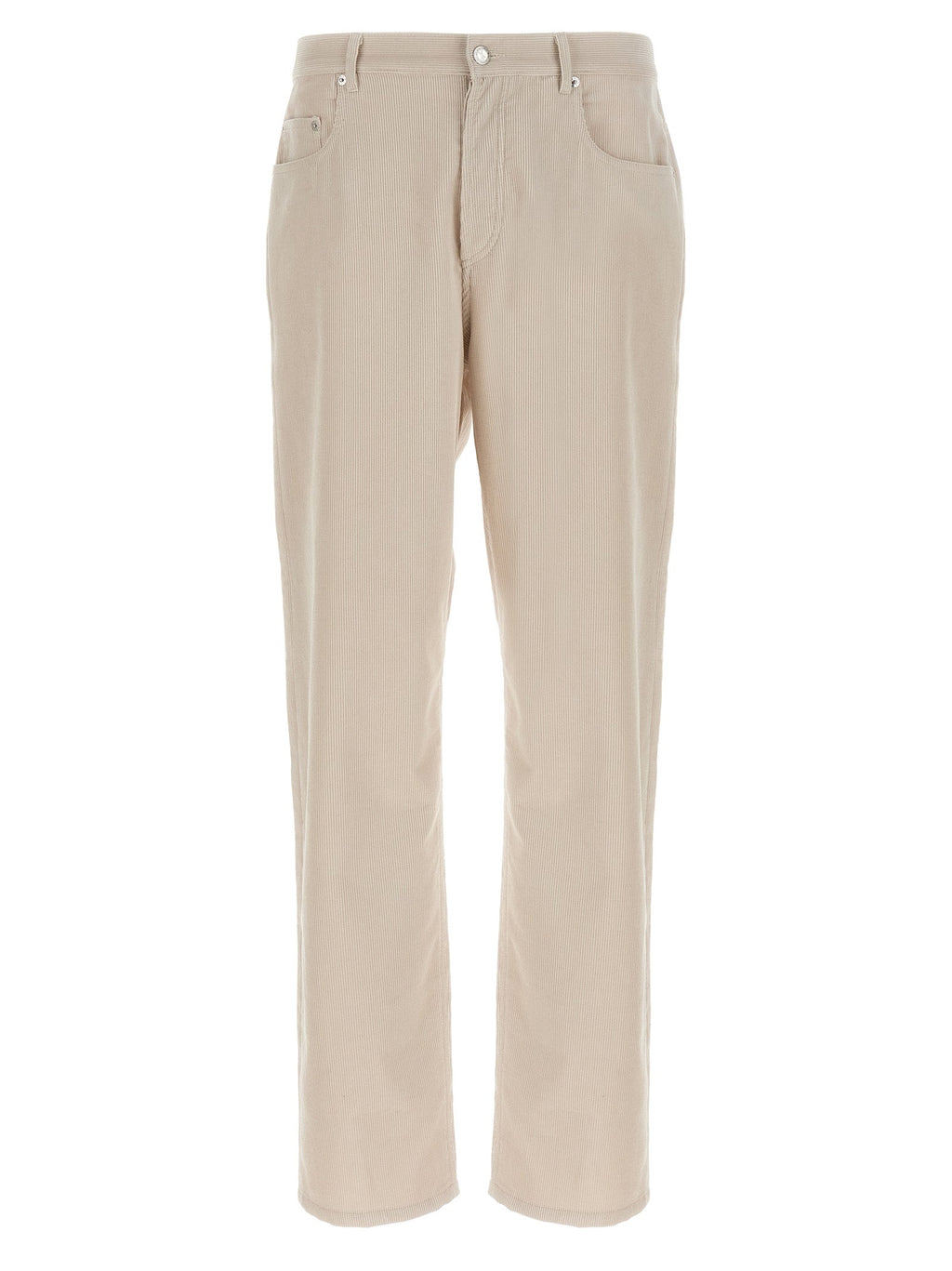 A.P.C. White Cotton Casual Pants