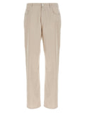 A.P.C. White Cotton Casual Pants
