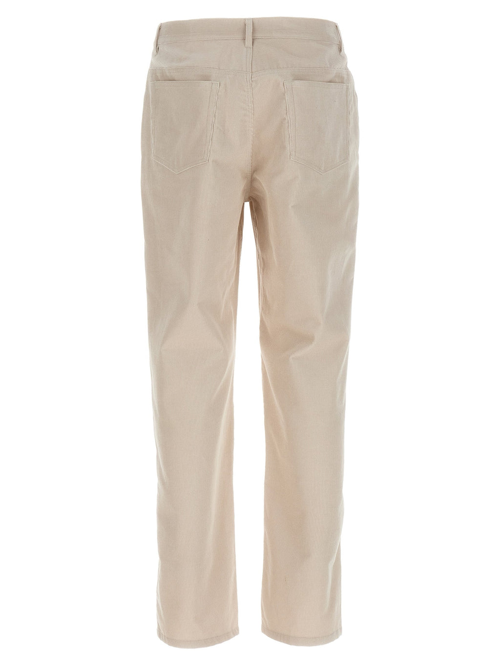 A.P.C. White Cotton Casual Pants