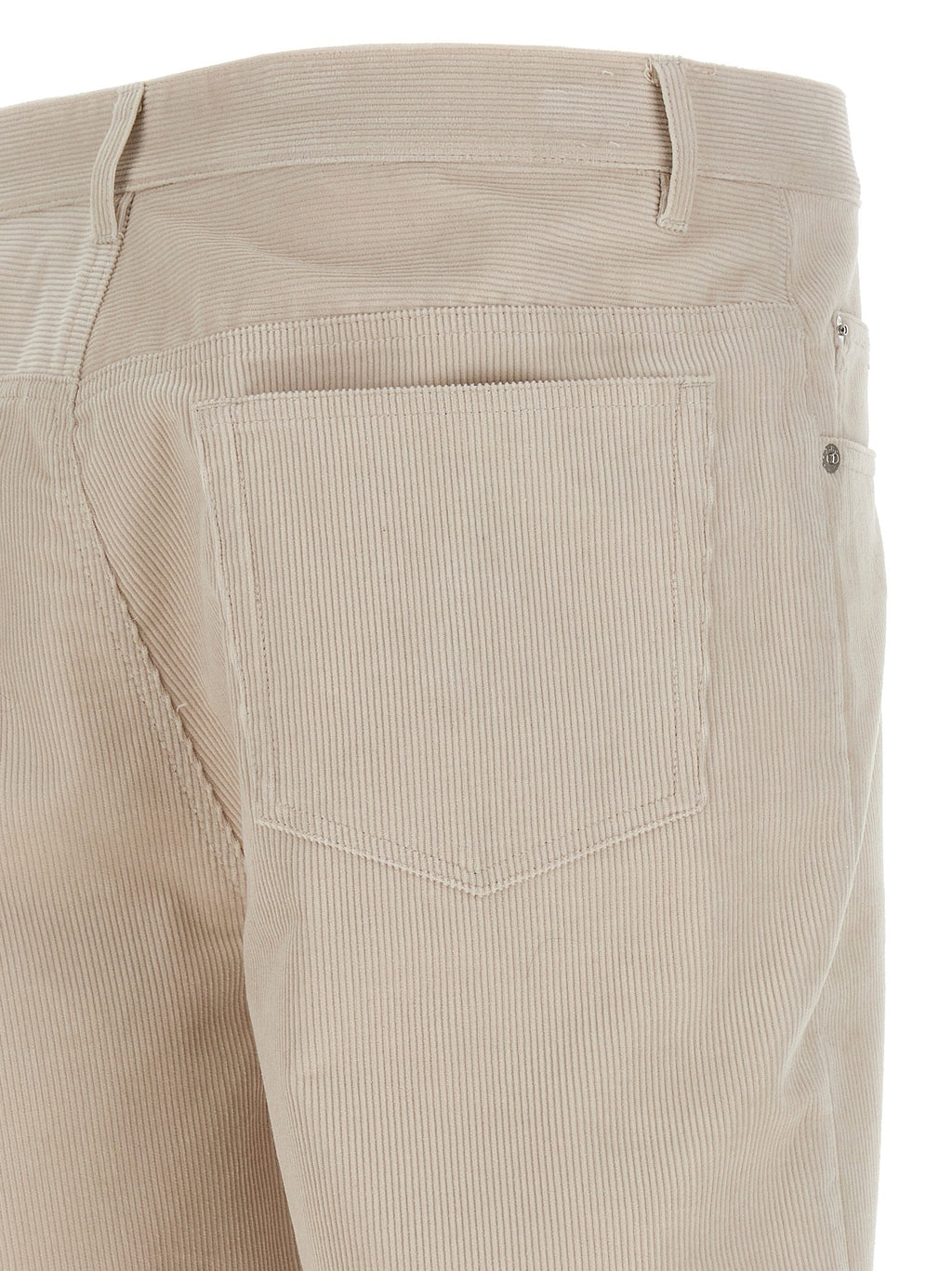 A.P.C. White Cotton Casual Pants