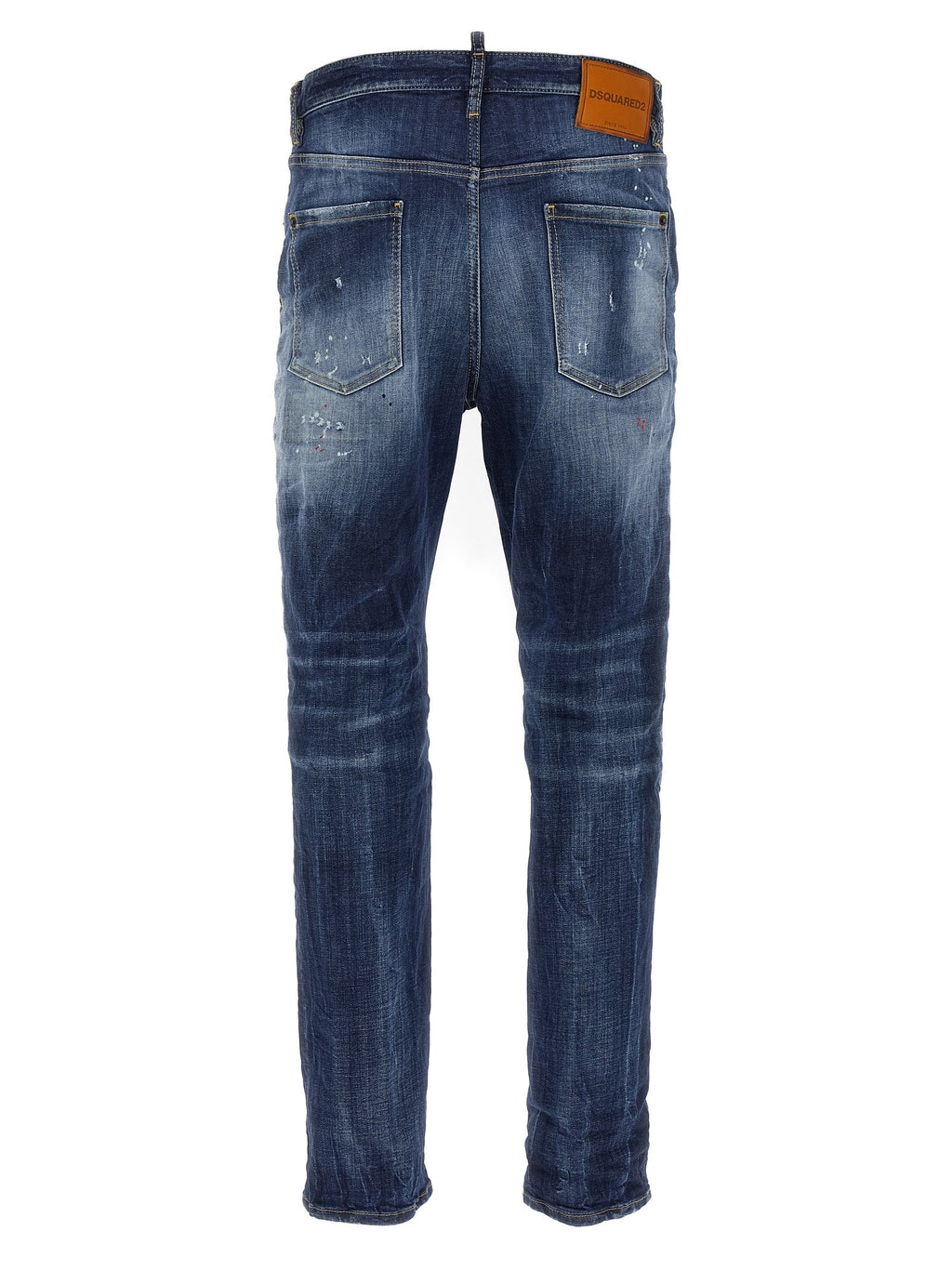 Dsquared² Blue Cotton Relaxed Fit Jeans