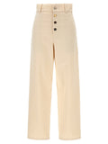 Moschino Beige Cotton Casual Pants