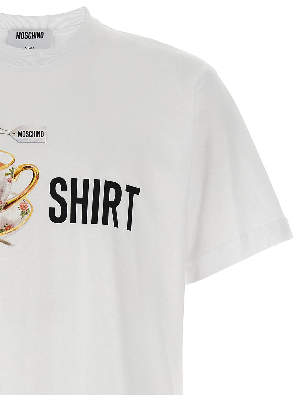 Moschino White Cotton T-Shirt