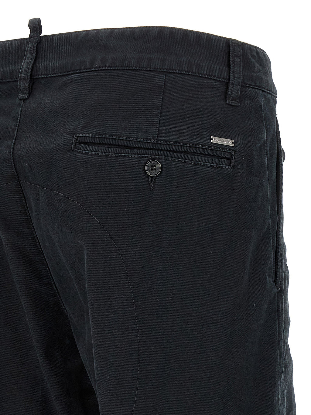 Dsquared² Black Cotton Chino Pants