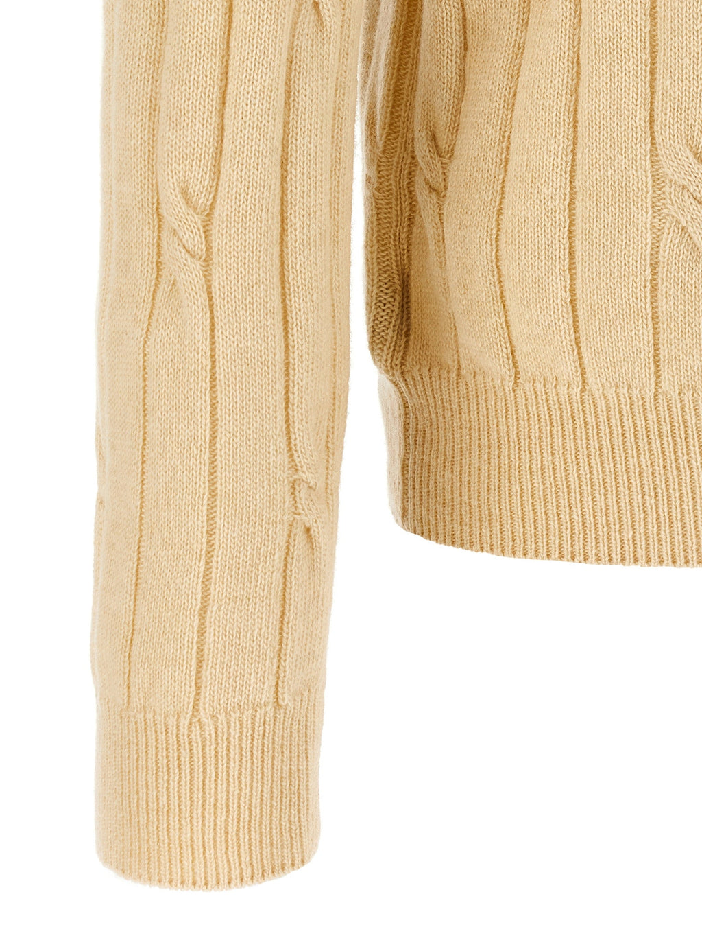 ZANONE Beige Virgin Wool Polo Shirt