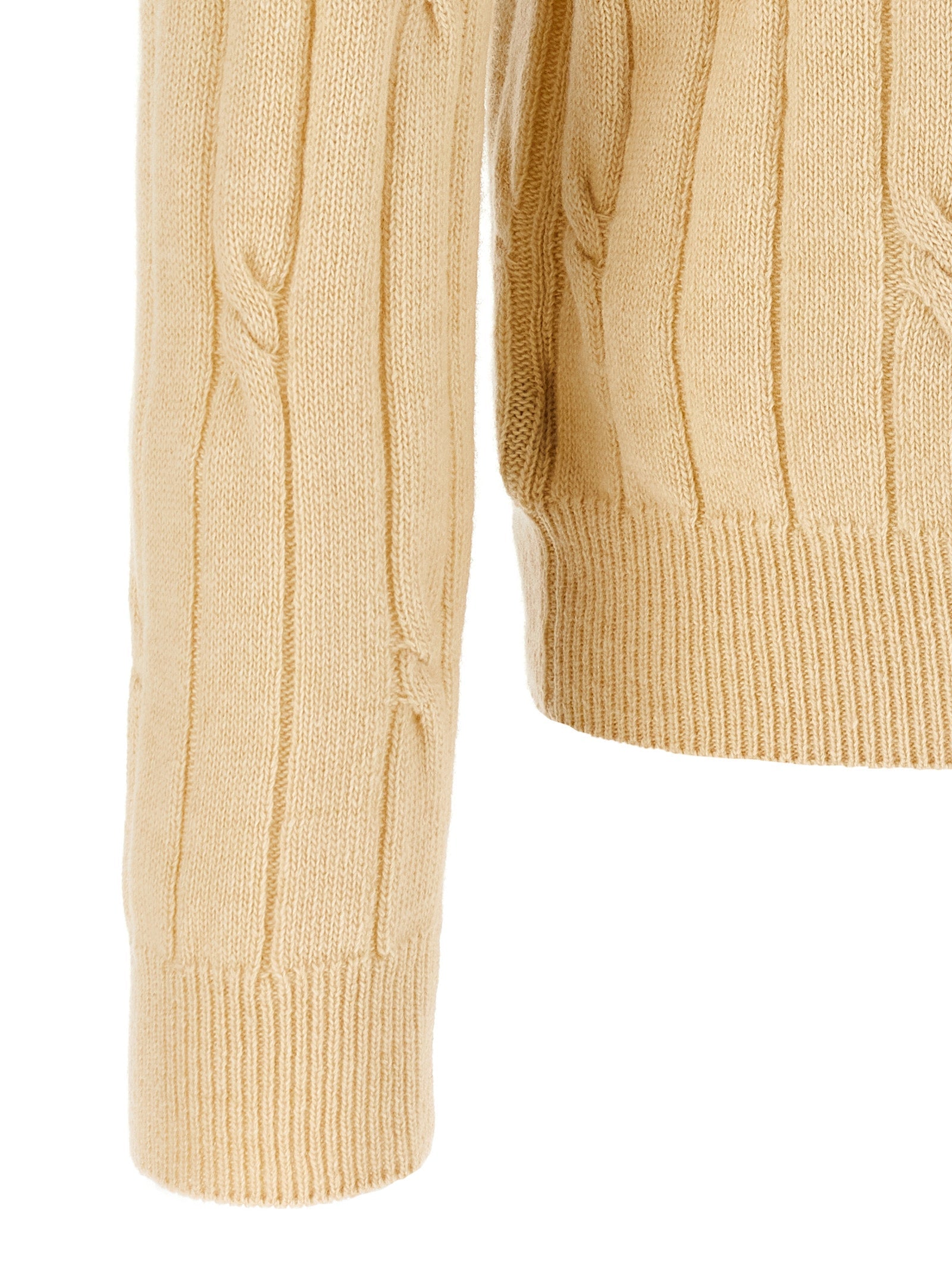 ZANONE Beige Virgin Wool Polo Shirt