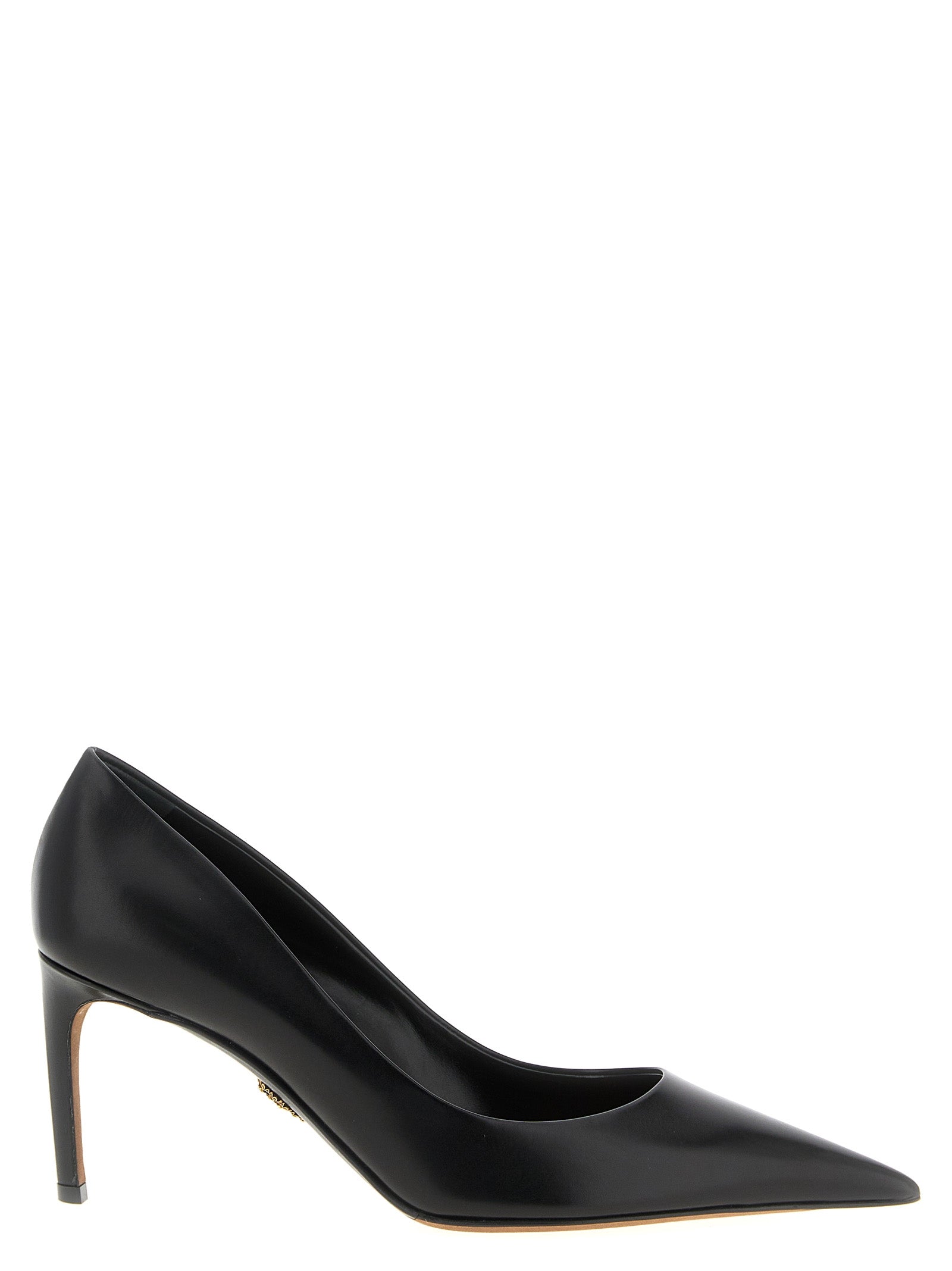 Dolce & Gabbana Black Calfskin High Heel Pumps