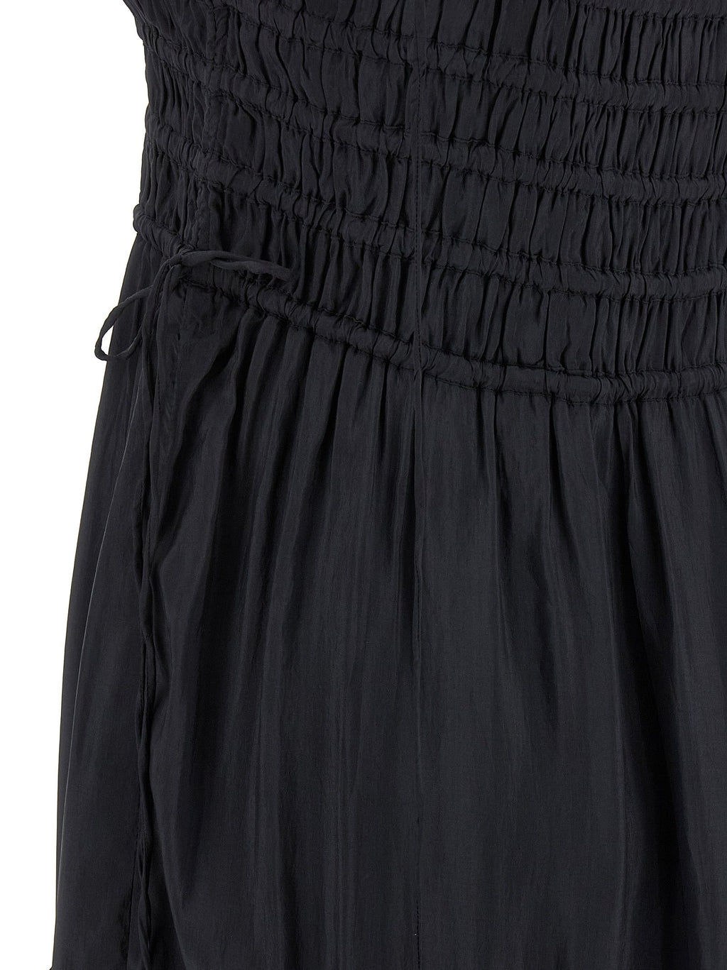 Ganni Gray Viscose Long Dress