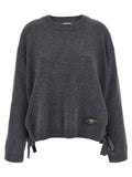 Ganni Gray Wool Cardigan
