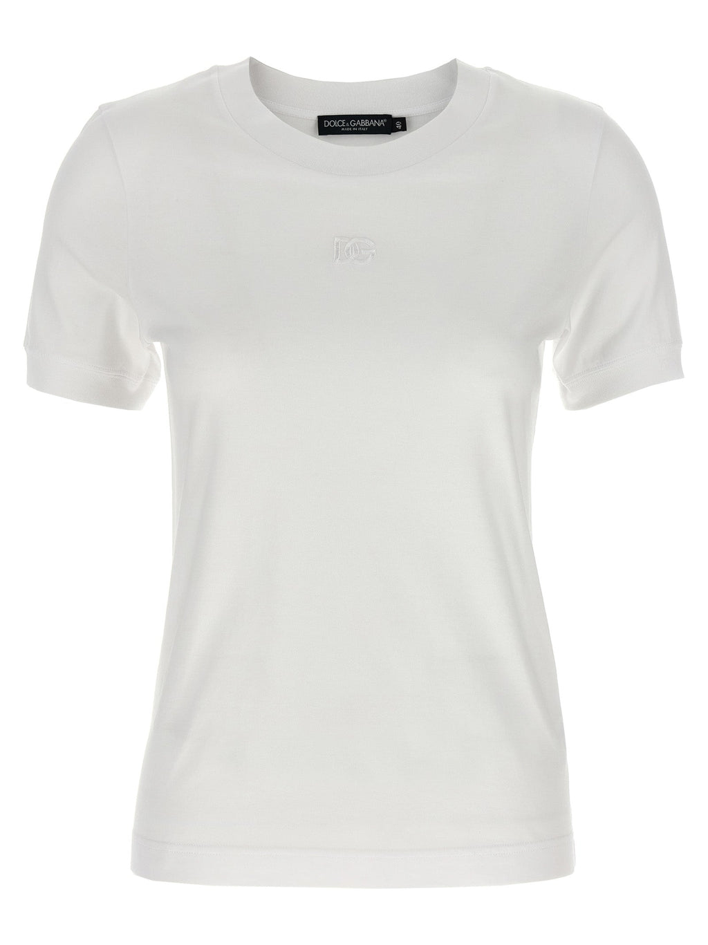 Dolce & Gabbana White Cotton T-Shirt