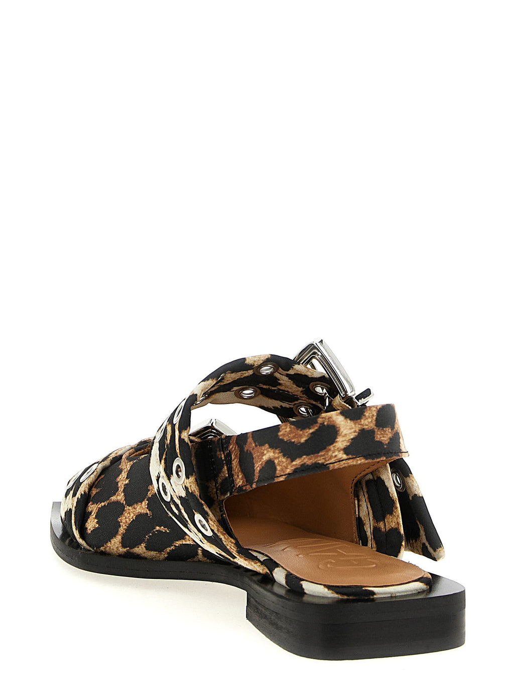 Ganni Multicolor Polyester Ballet Flats