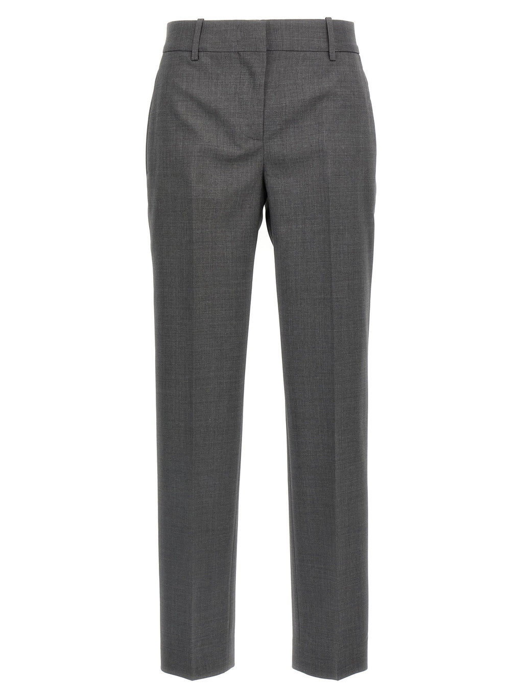 Ermanno Scervino Gray Virgin Wool Dress Pants