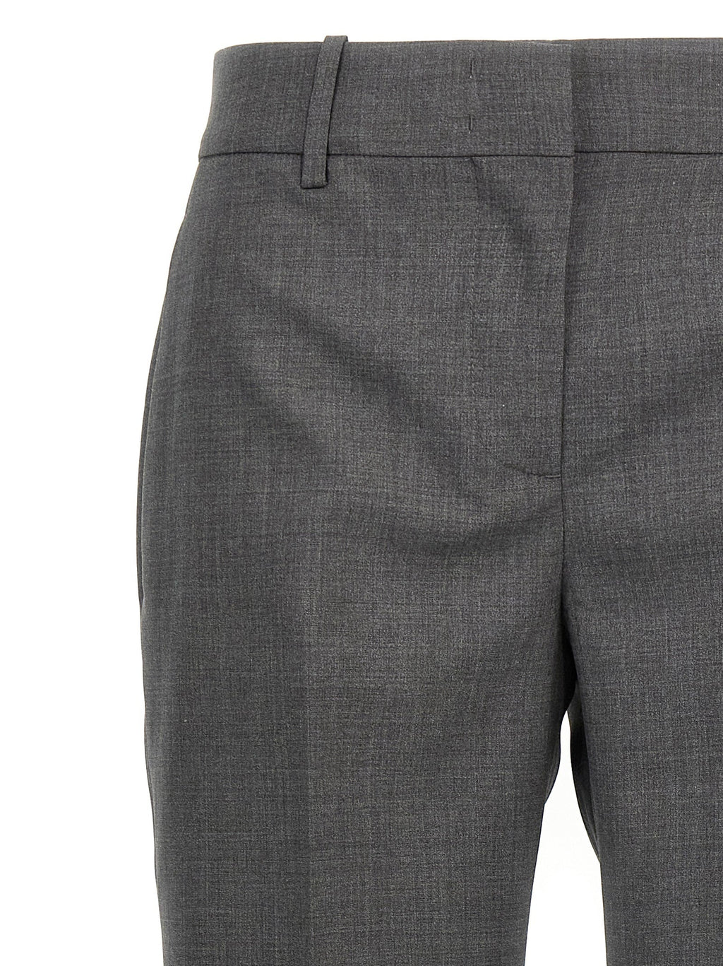 Ermanno Scervino Gray Virgin Wool Dress Pants
