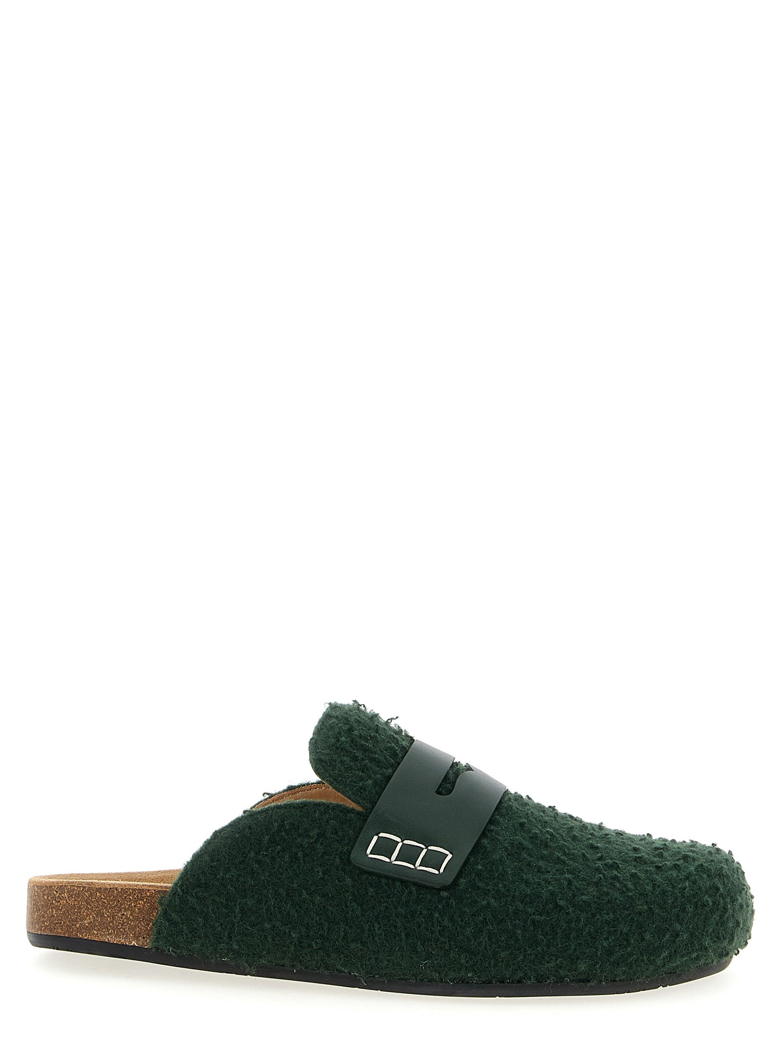 J.W.Anderson Bicolor Virgin Wool Slip-On Loafers