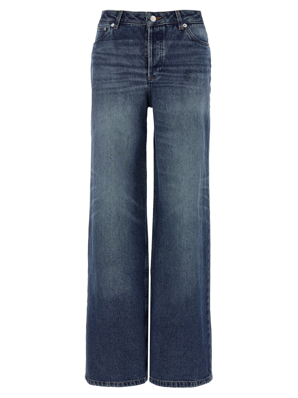 A.P.C. Blue Cotton Jeans Denim