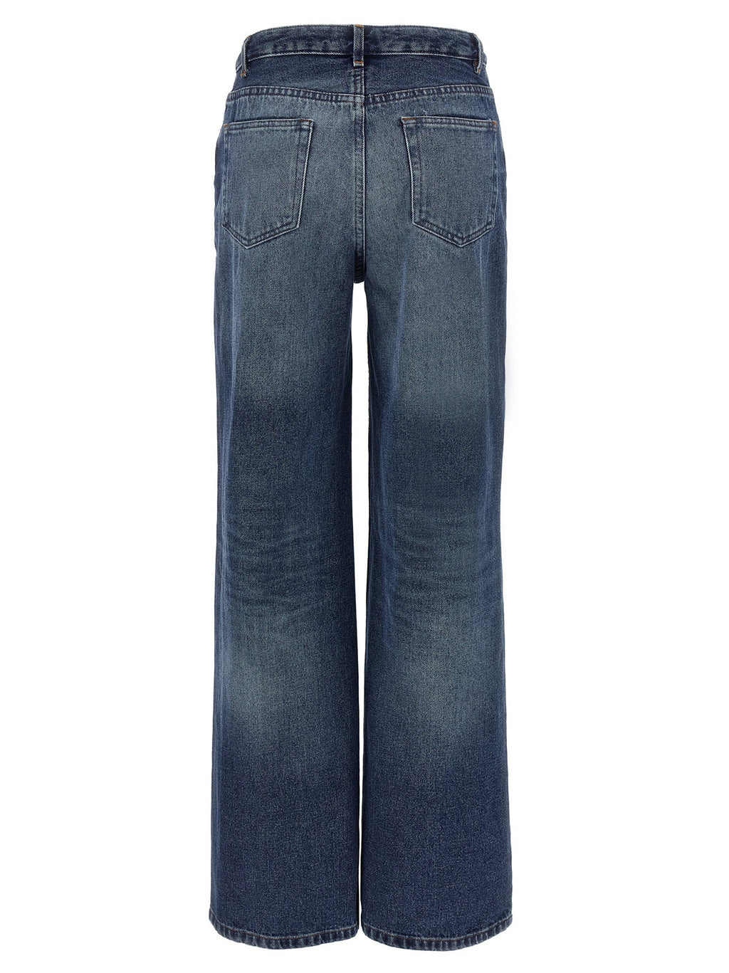 A.P.C. Blue Cotton Jeans Denim