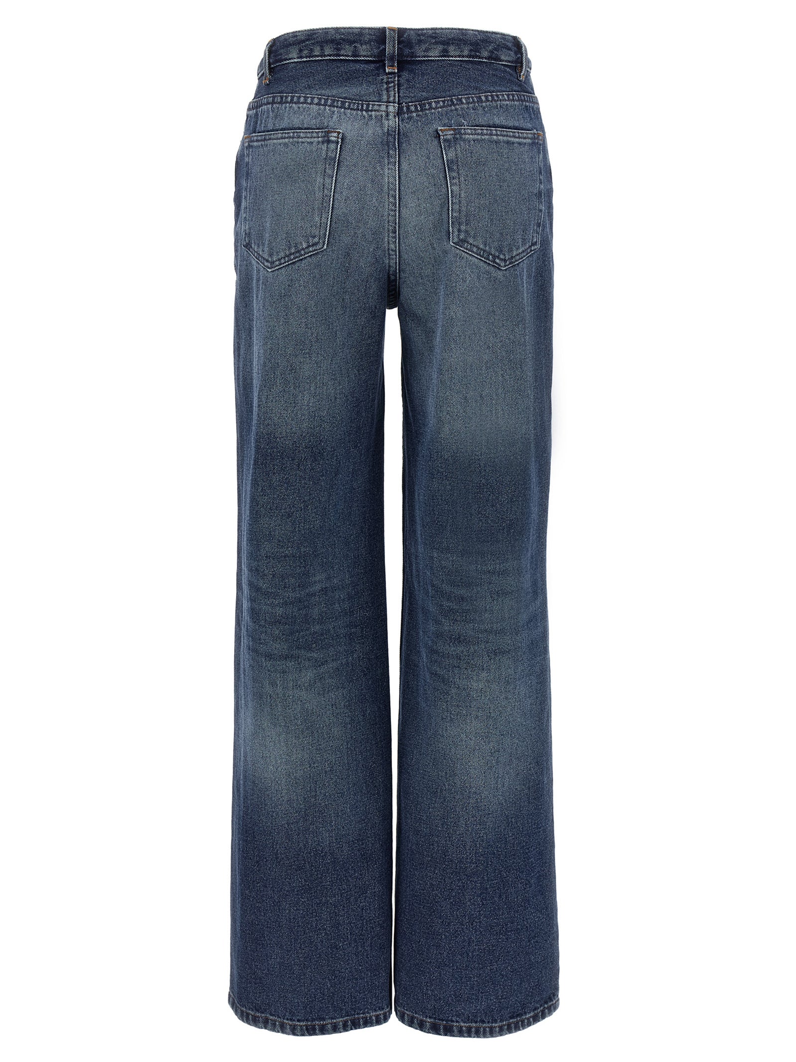 A.P.C. Blue Cotton Jeans Denim
