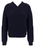 Victoria Beckham Blue Wool Cardigan
