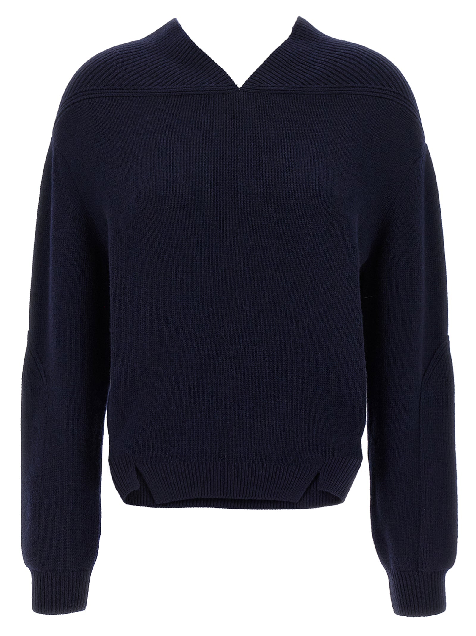 Victoria Beckham Blue Wool Cardigan