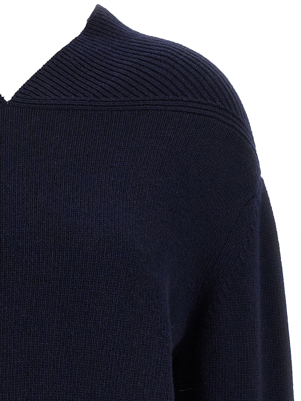 Victoria Beckham Blue Wool Cardigan