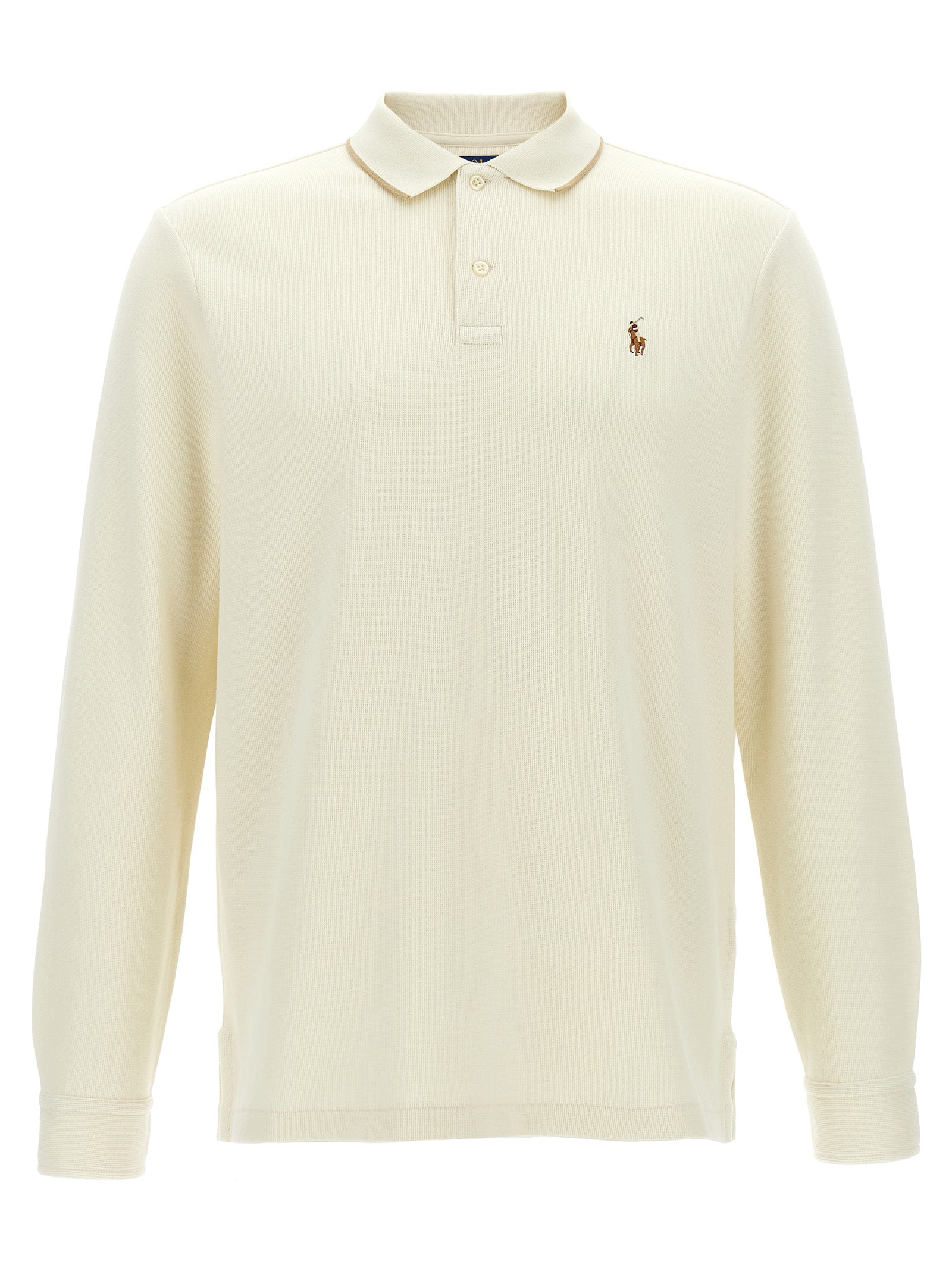 Polo Ralph Lauren Beige Cotton Polo Shirt