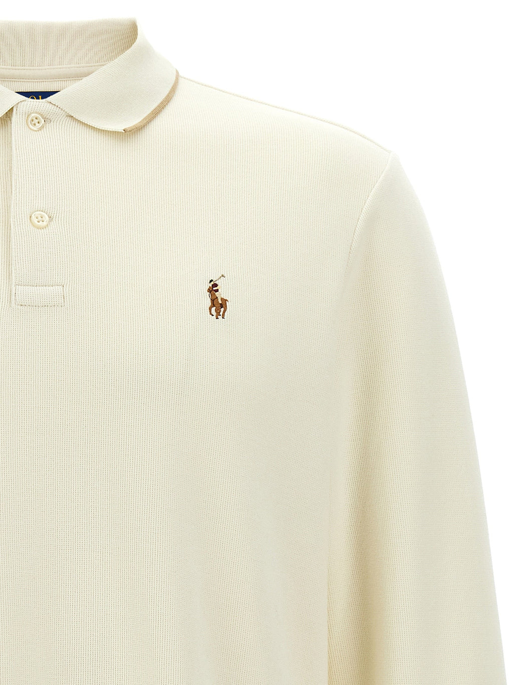 Polo Ralph Lauren Beige Cotton Polo Shirt