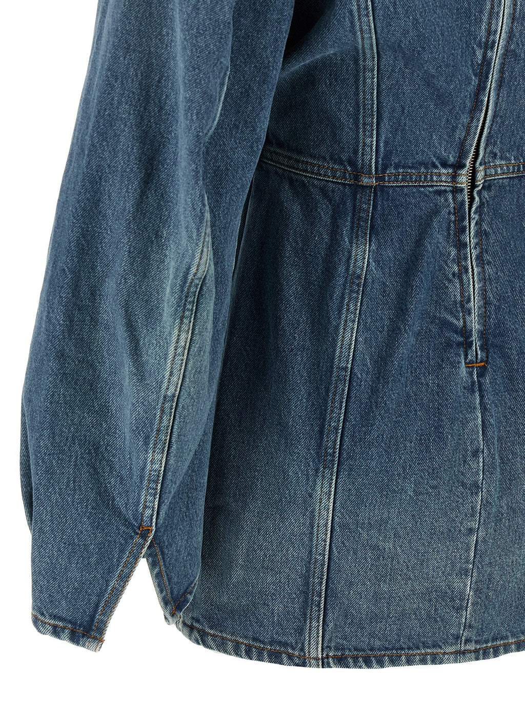 Haikure Blue Cotton Short Dress