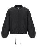 Jil Sander Black Polyester Bomber