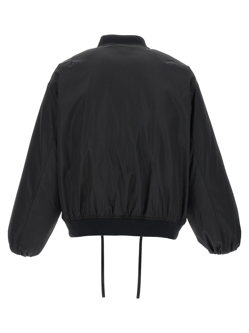 Jil Sander Black Polyester Bomber