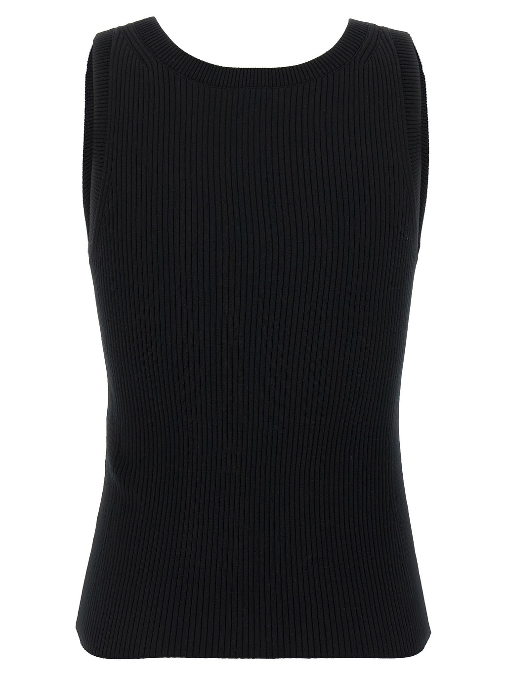 Kenzo Black Viscose Sleeveles T-Shirt