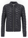 Jil Sander Gray Virgin Wool Cardigan
