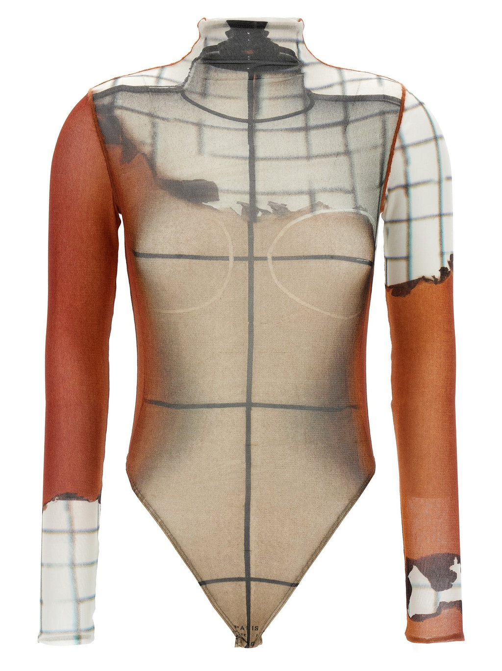 Jean Paul Gaultier Multicolor Polyamide Bodysuit