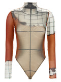 Jean Paul Gaultier Multicolor Polyamide Bodysuit