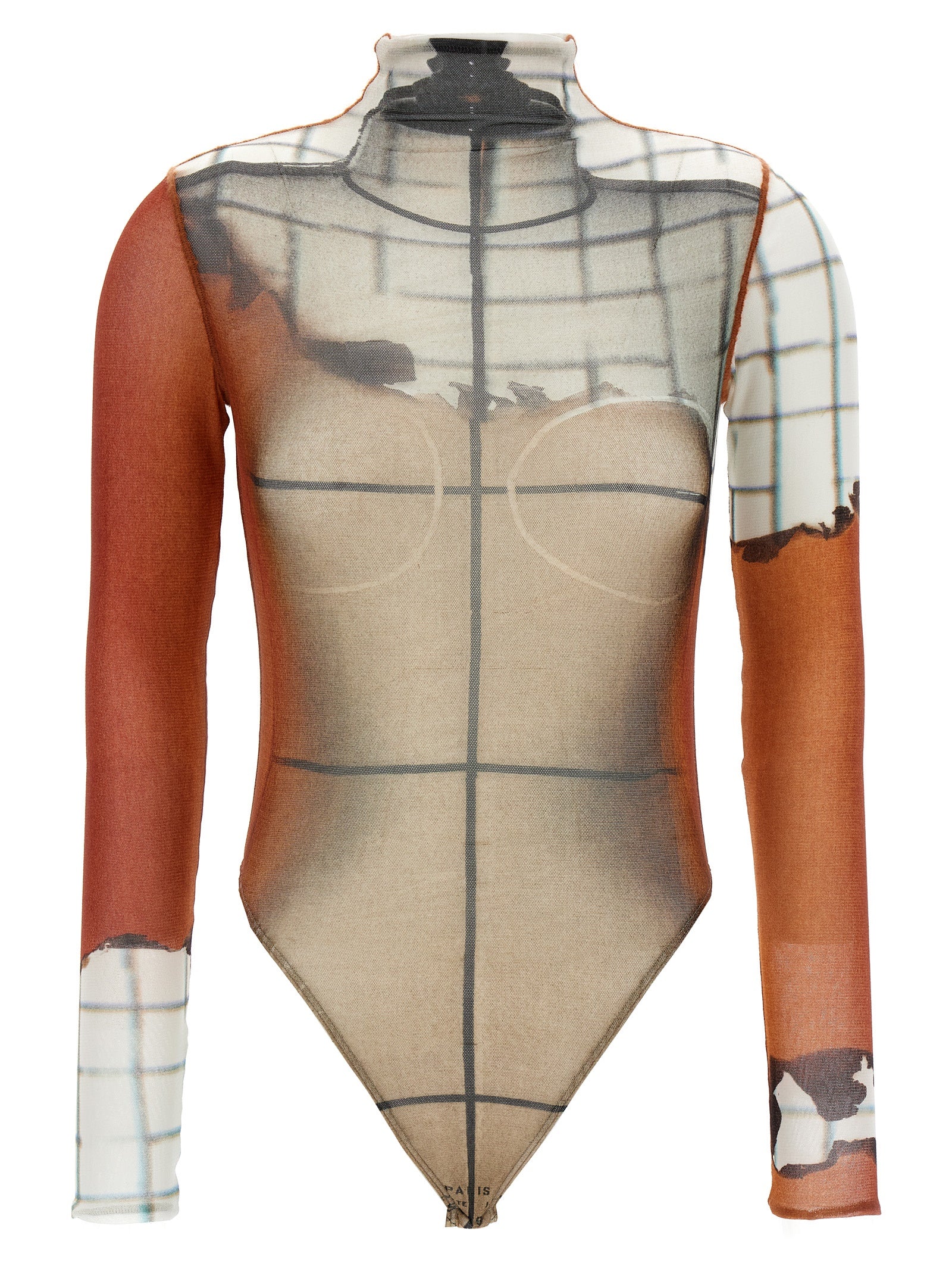 Jean Paul Gaultier Multicolor Polyamide Bodysuit