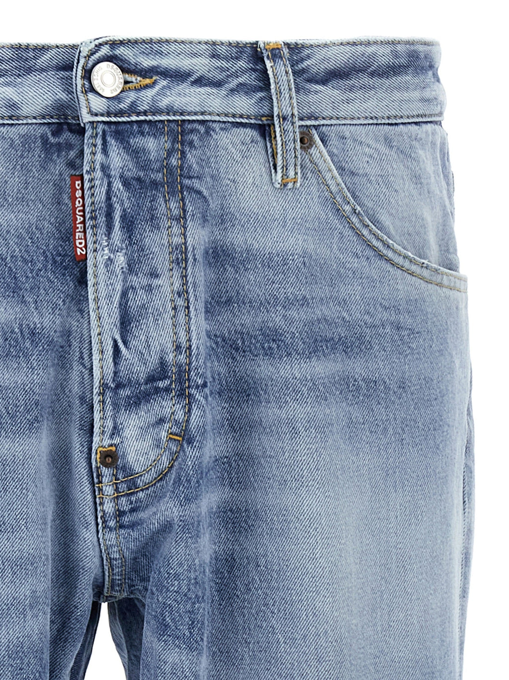 Dsquared² Blue Cotton Skinny Jeans