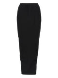 Rick Owens Black Wool Mini Skirt