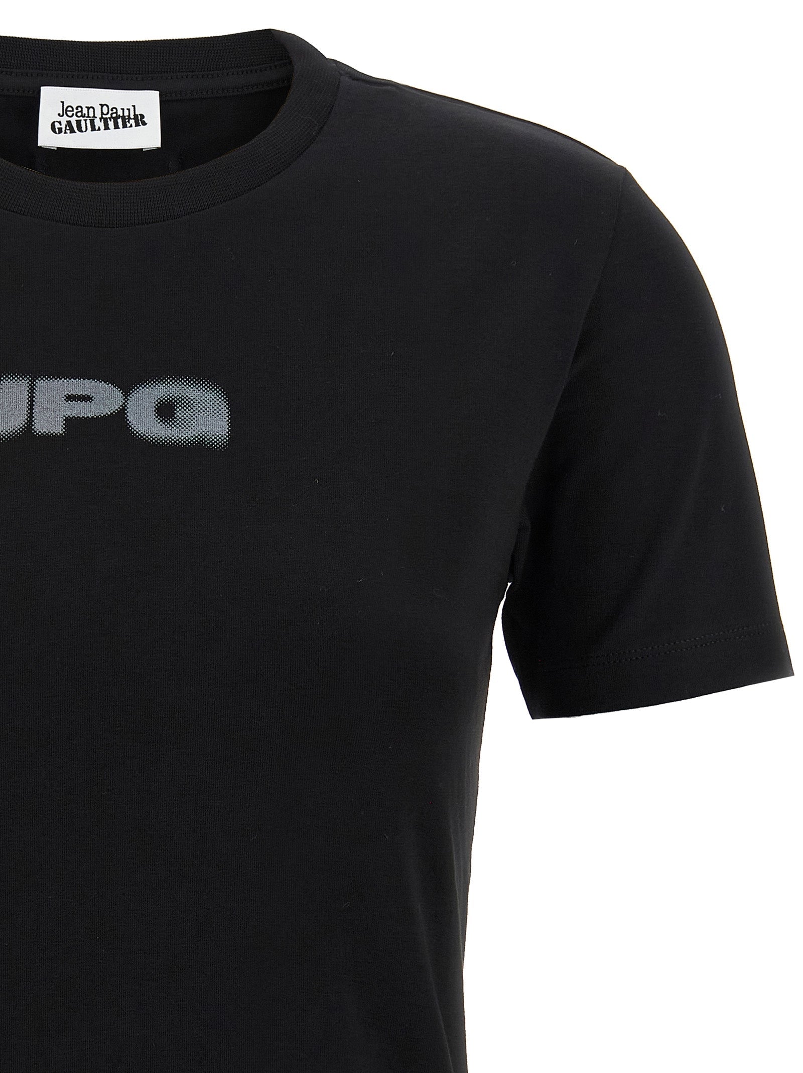 Jean Paul Gaultier Black Cotton T-Shirt