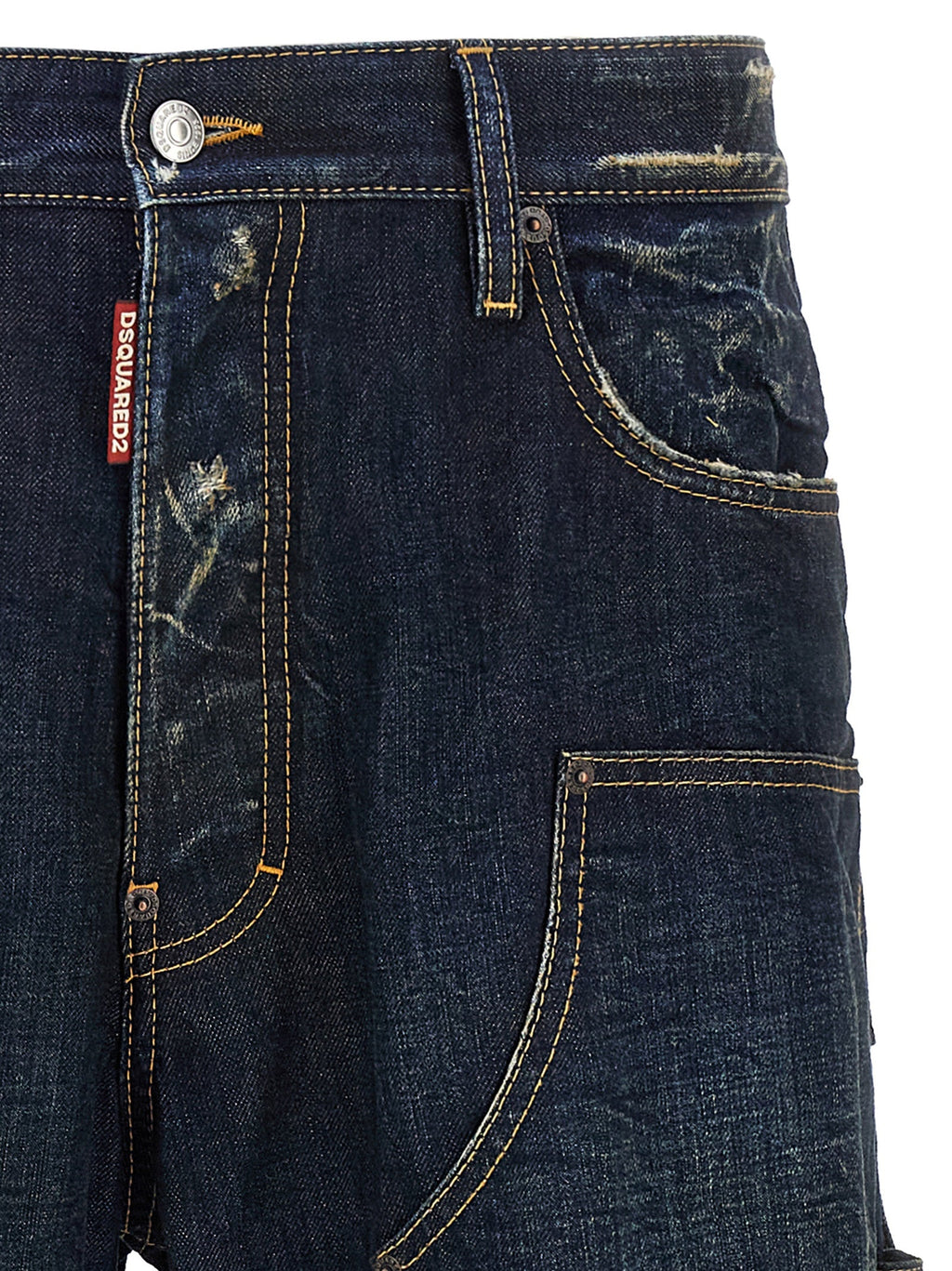 Dsquared² Blue Cotton Jeans Denim