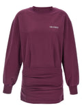 The Attico Bordeaux Cotton Short Dress