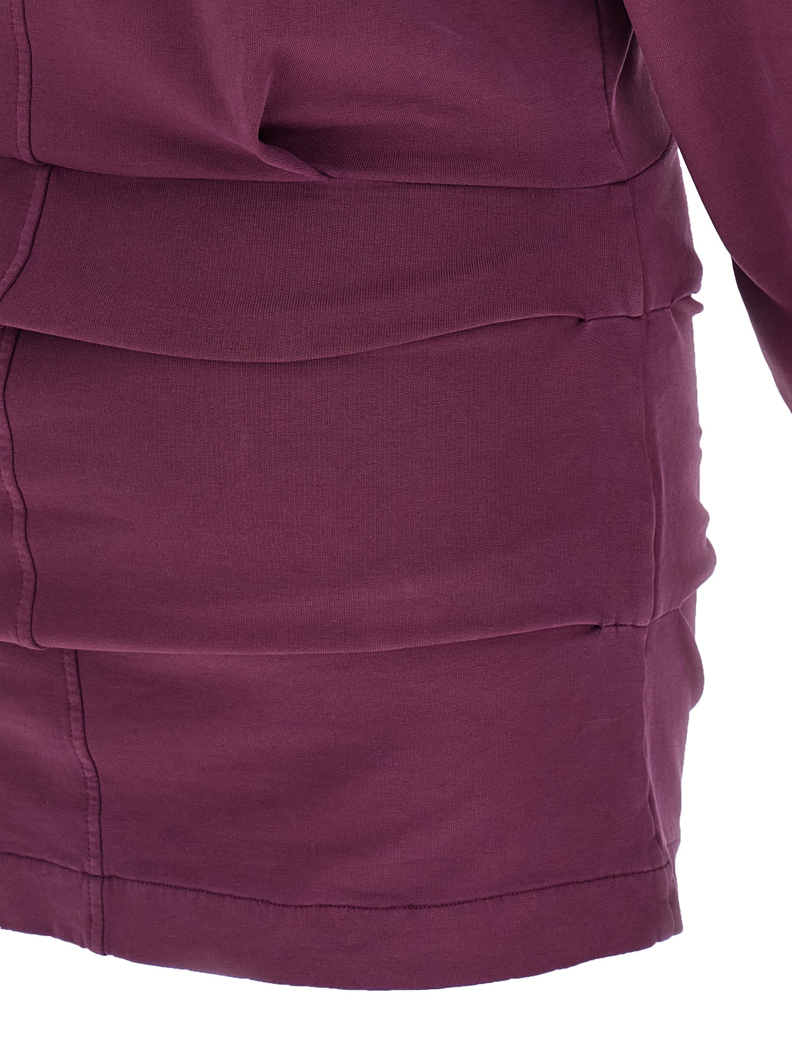The Attico Bordeaux Cotton Short Dress