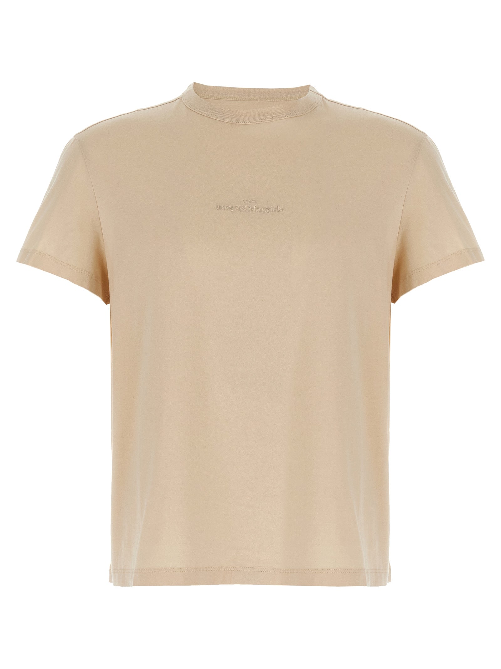 Maison Margiela Beige Cotton T-Shirt