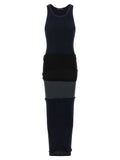 Balenciaga Black Cotton Long Dress