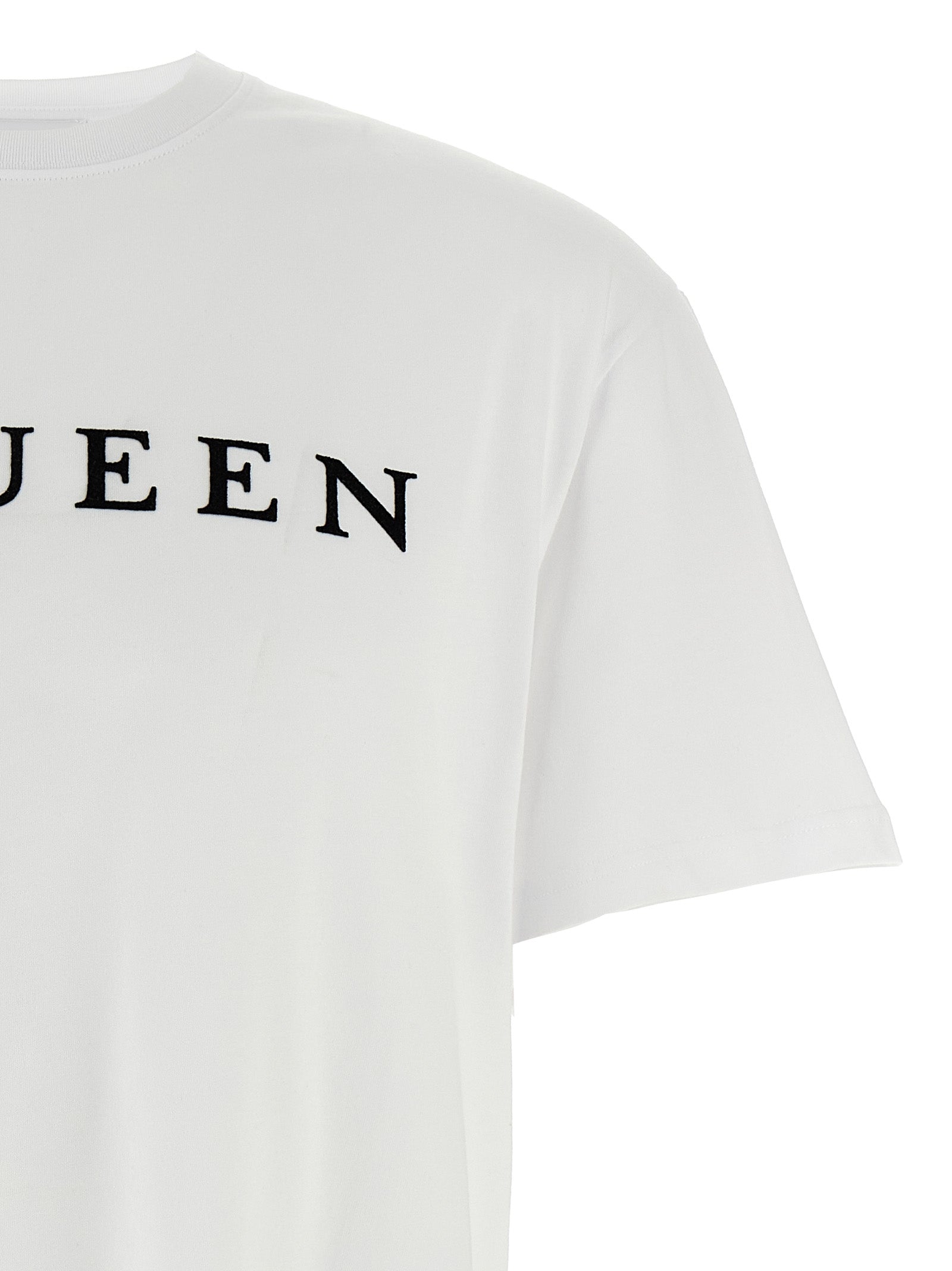 Alexander McQueen Bicolor Cotton T-Shirt