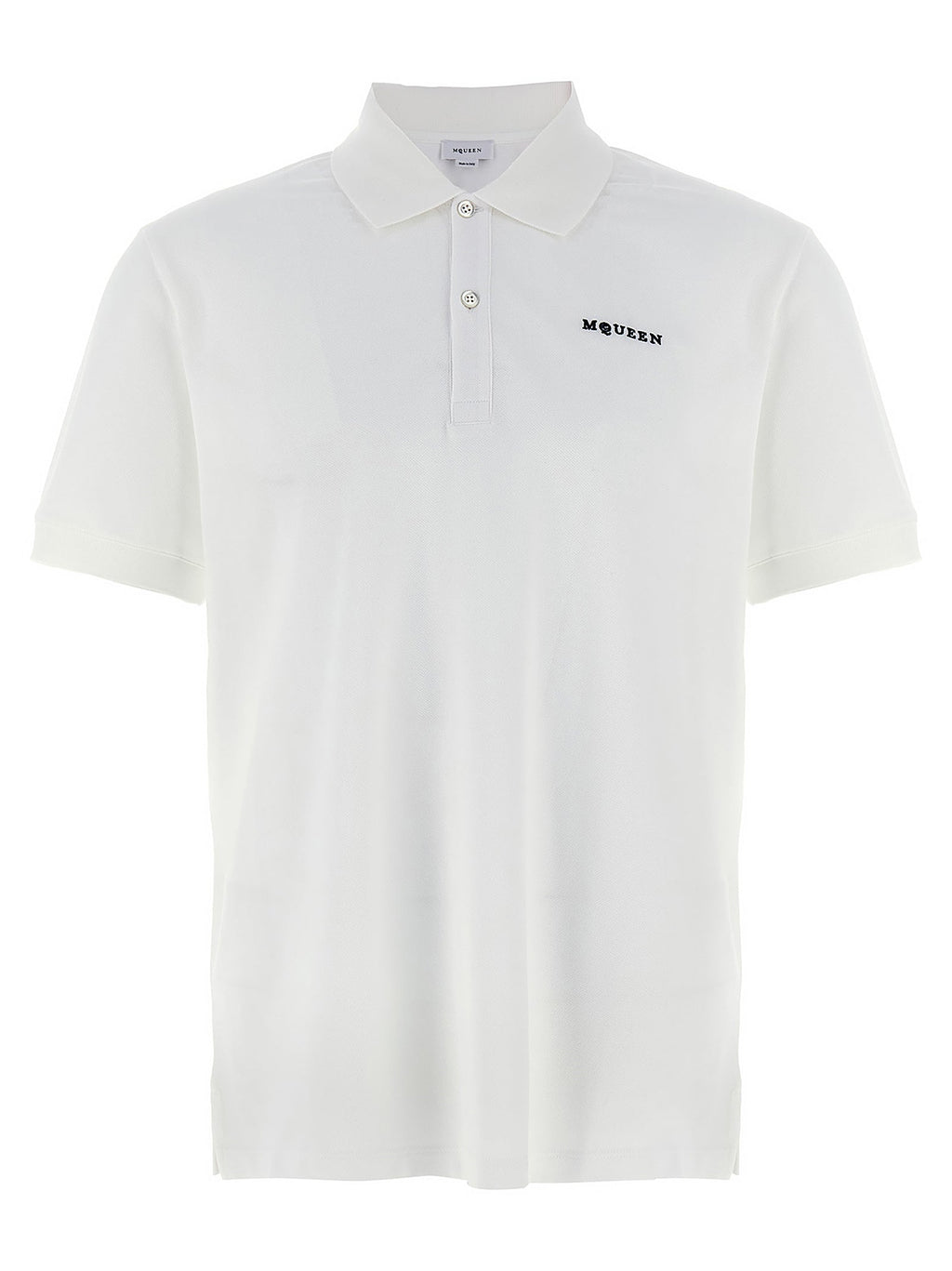 Alexander McQueen Bicolor Cotton Polo Shirt
