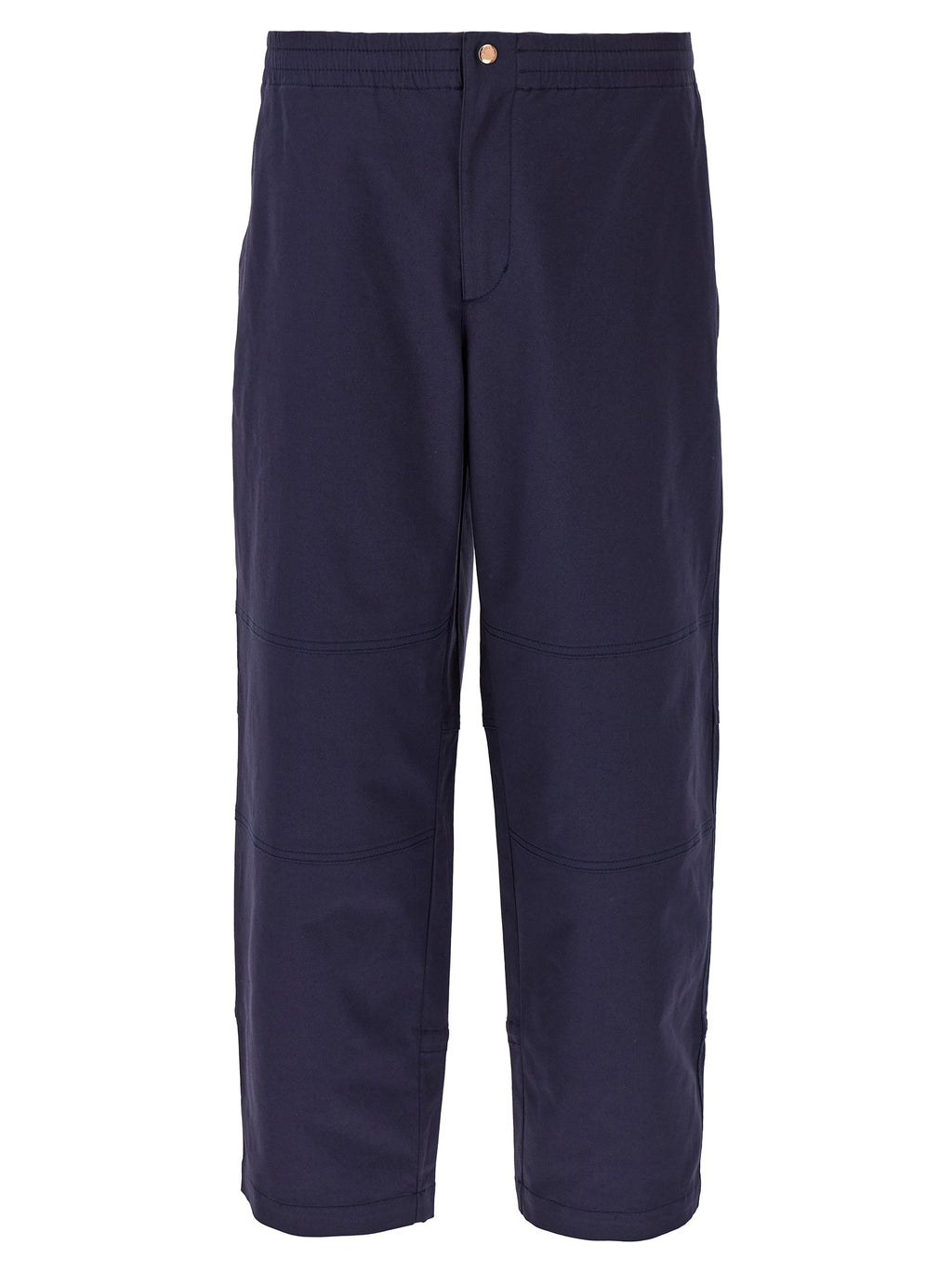 MONCLER GENIUS Blue Cotton Casual Pants