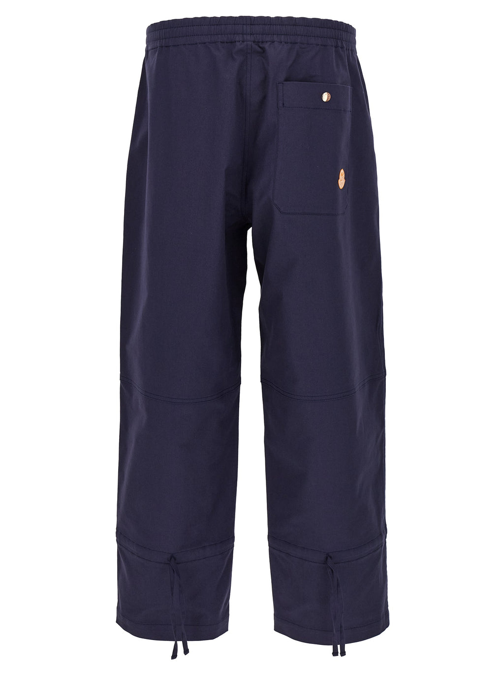 MONCLER GENIUS Blue Cotton Casual Pants