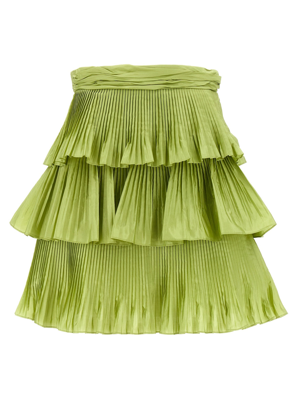 Valentino Garavani Bicolor Silk Long Skirt