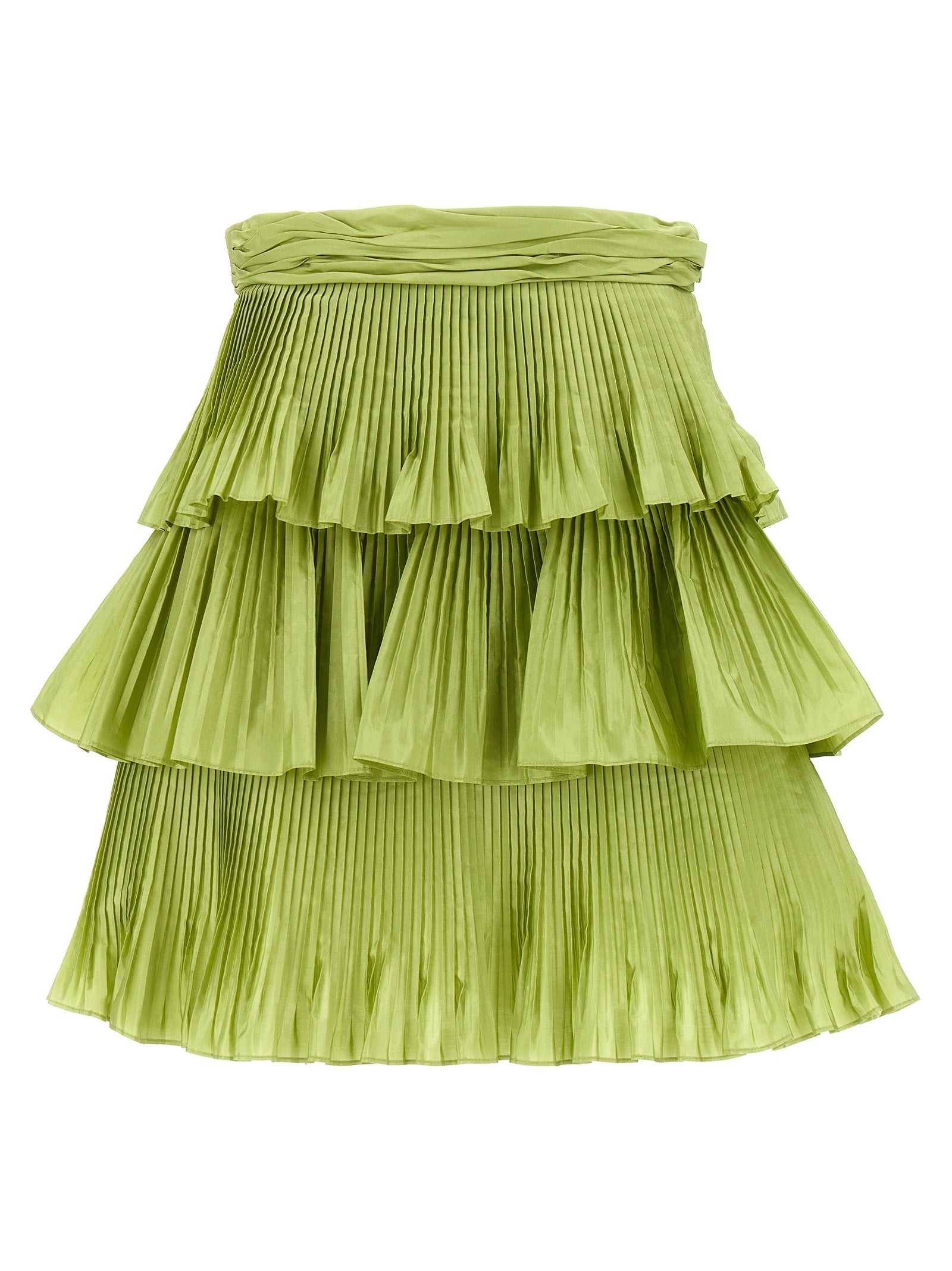 Valentino Garavani Bicolor Silk Long Skirt