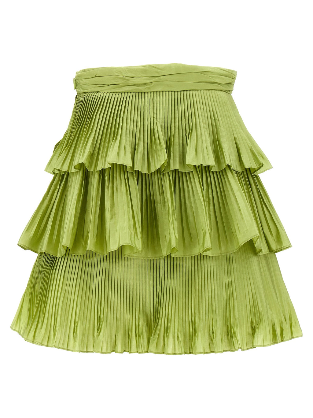 Valentino Garavani Bicolor Silk Long Skirt